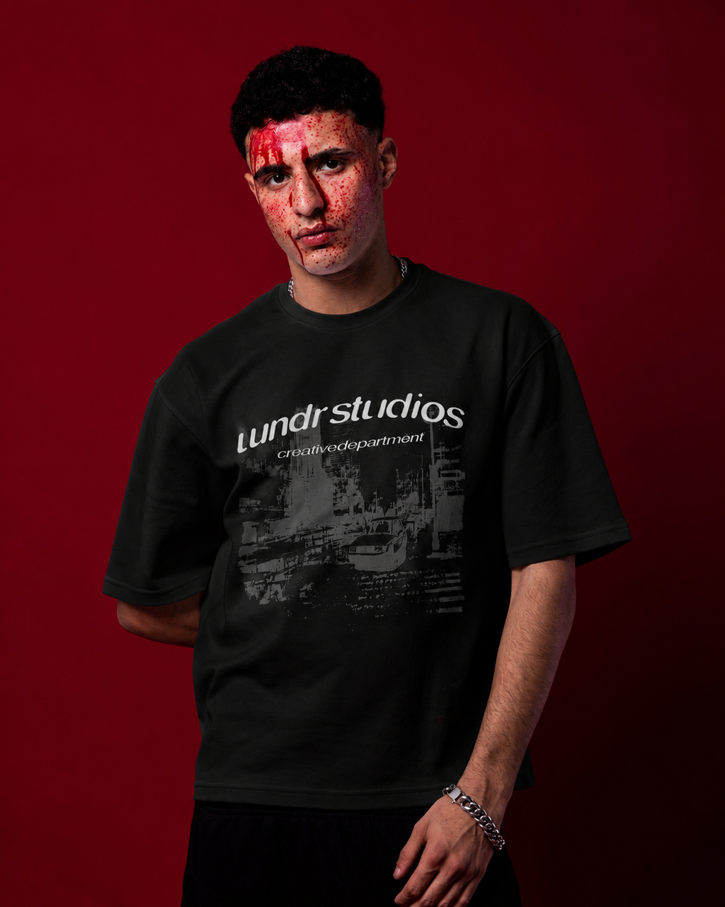 WNDR BLACK FADE TEE