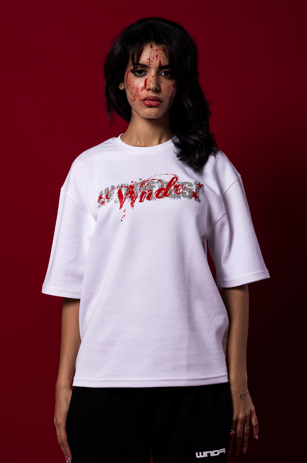 WNDR WHITE CHAOS TEE