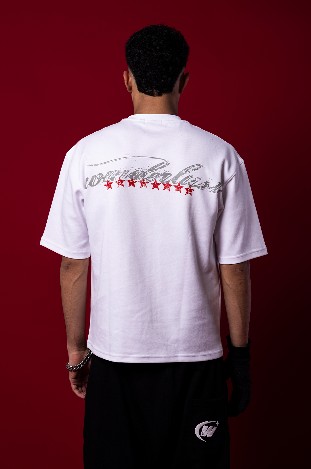 WNDR WHITE CHAOS TEE